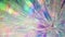 Crystal prism refracting light in vivid rainbow colors. Diamond neon metallic holographic background