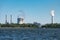 Crystal River Energy Complex, with coal and nuclear power plants, owned by Duke Energy - Crystal River, Florida, USA