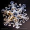 Crystal Snowflake Macro Shot, Made with Generative AI