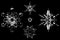 Crystal snowflakes