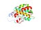 The crystal structure of the tumor marker protein.