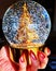 Crystal tree snowglobe