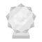 Crystal trophy in the shape of a star.Award for the best song in the talent contest .Awards and trophies single icon in