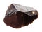 Crystalline Cassiterite Tin ore stone isolated