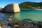 Crystalline sea beach in Niteroi, Rio de Janeiro