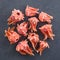 Crystallized Candied Red Hibiscus Flower