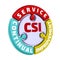 CSI. Continual Service Improvement. The check mark in the form of a puzzle