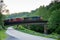 CSX train travels on the old Clinchfield Railroad line in Southwest Virginia