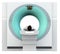 CT, computer tomography, CT scan, medically 3D illustration on white background