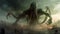 Cthulhu: An Enormous Monster In The Style Of 8k Apocalypse Art
