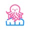 cthulhu fantasy character color icon vector illustration