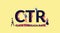 CTR click through rate. Online marketing traffic with sales of business content.