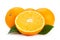 Ctrus fruit orange on white