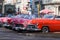 Cuba 10/12/2019 colourful old car used as taxi or transportation