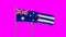 Cuba and Australia flag