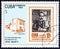 CUBA - CIRCA 1983: A stamp printed in Cuba shows birthplace of writer Jose Marti and birth centenary stamp