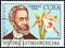 CUBA - CIRCA 1989: A stamp printed in Cuba shows Machado de Assis and Laelia grandis Brazil, circa 1989.