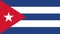 Cuba flag icon in flat style. Cuban national sign vector illustration. Politic business concept