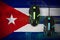 Cuba flag and two mice with backlight. Online cooperative games. Cyber sport team