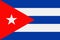 Cuba Flag Vector Flat Icon