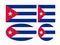 Cuba flags - Republic of Cuba
