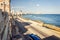 Cuba, Havana, embankment Malecon, fascinating cloudscape, skyline, dawn