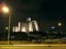 Cuba National Hotel & Habana Libre Hotel at night.