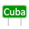 Cuba road sign.