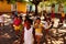 Cuba: Schoolkids having fitness break in between classes at Trinidad-City