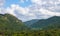 Cuba, view of the Sierra of Escambray mountains.