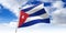 Cuba - waving flag - 3D illustration
