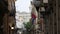 Cuban Flag Hanging In Quiet Old Havana Alley