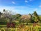 Cuban landscape. Ranch on the Caribbean sea.n