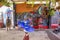 Cuban young people dance with typical dresses for tourists in the CallejÃ³n de Hamel