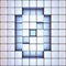 Cube grid Number 0 ZERO 3D