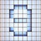 Cube grid Number 9 NINE 3D