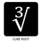 Cube root icon