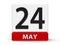 Cubes calendar 24th May