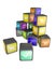Cubes with color application icons