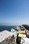 Cubes of Memory along the ocean in the port town of Llanes, in Asturias, Spain