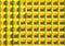 Cubes pattern mesh texture illustration. Hand drawn painting optical illusion yellow purple