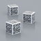 Cubes with qr code