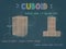 Cuboid or Rectangular Prism colorful pastel chalks drawing on a blackboard with 3d shape, nets, surface area and volume formula