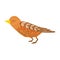 Cuckoo Bird Relaxed Cartoon Wild Animal With Closed Eyes Decorated With Boho Hipster Style Floral Motives And Patterns