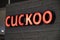 Cuckoo logo in a shopping mall