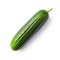 Cucumber Isolated On White Background - Ingrid Baars Style