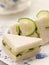 Cucumber Sandwich on White Bread