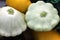 Cucurbita pepo, White pattypan squash