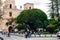 Cuenca, Ecuador - 2019 New Cathedral or Catedral de la Inmaculada Concepcion de Cuenca in center of Cuenca, UNESCO