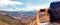 Cuesta Lipan, landscape in the North of Argentina, state of Jujuy. Mountains. Young woman taking a photo of the landscape. Concept